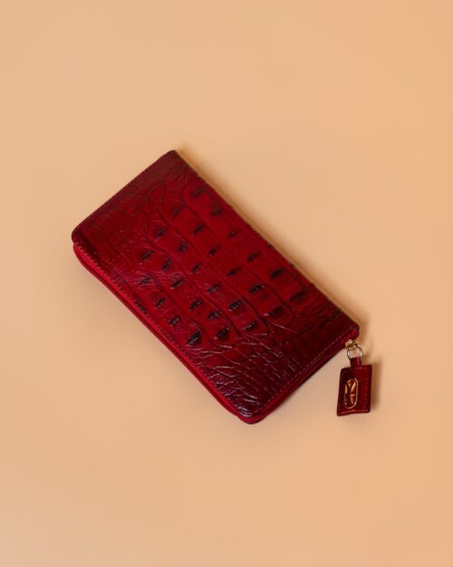 Portefeuille KAZA - Ruby Croc
