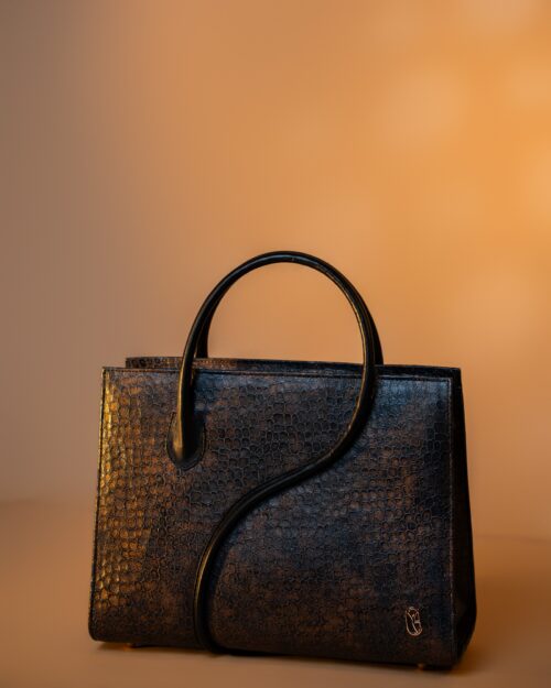 Sac à main Faya maxi - Golden Ember